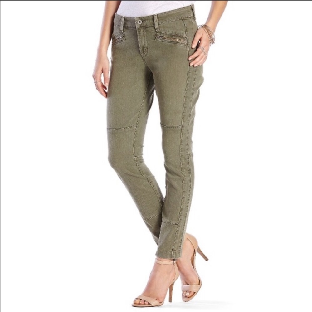 Lucky Brand Olive Skinny Jeans